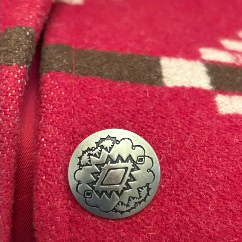 Pendleton Red and Black Woolen Jacket - Picture 7 of 14